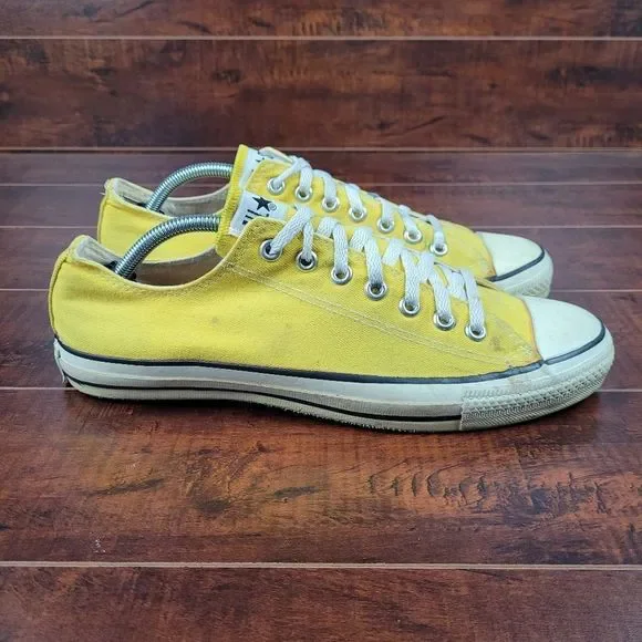 Vintage yellow clearance converse